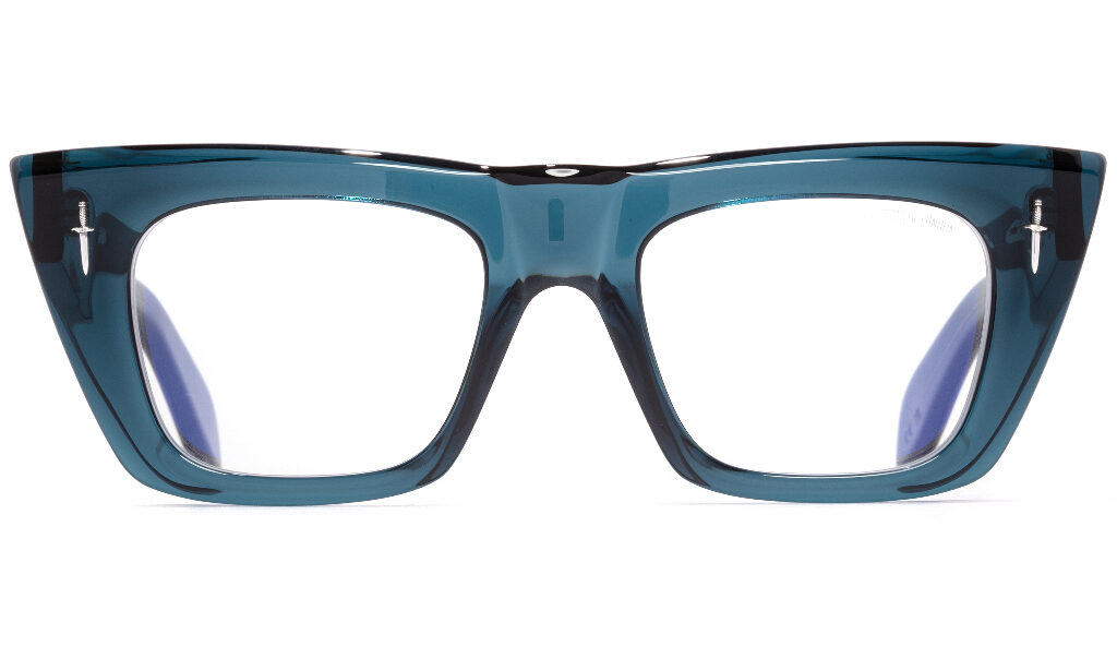 Love And Death Cat-Eye glasses in Deep Teal 