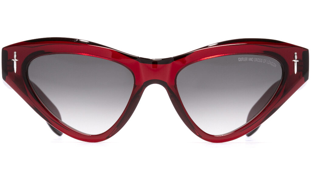 Mini Cat-Eye sunglasses in Bordeaux
