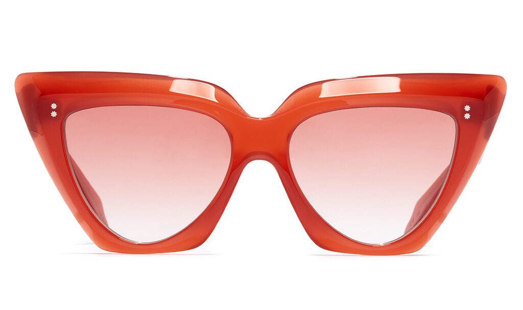 1407 cat-eye sunglasses in rouge