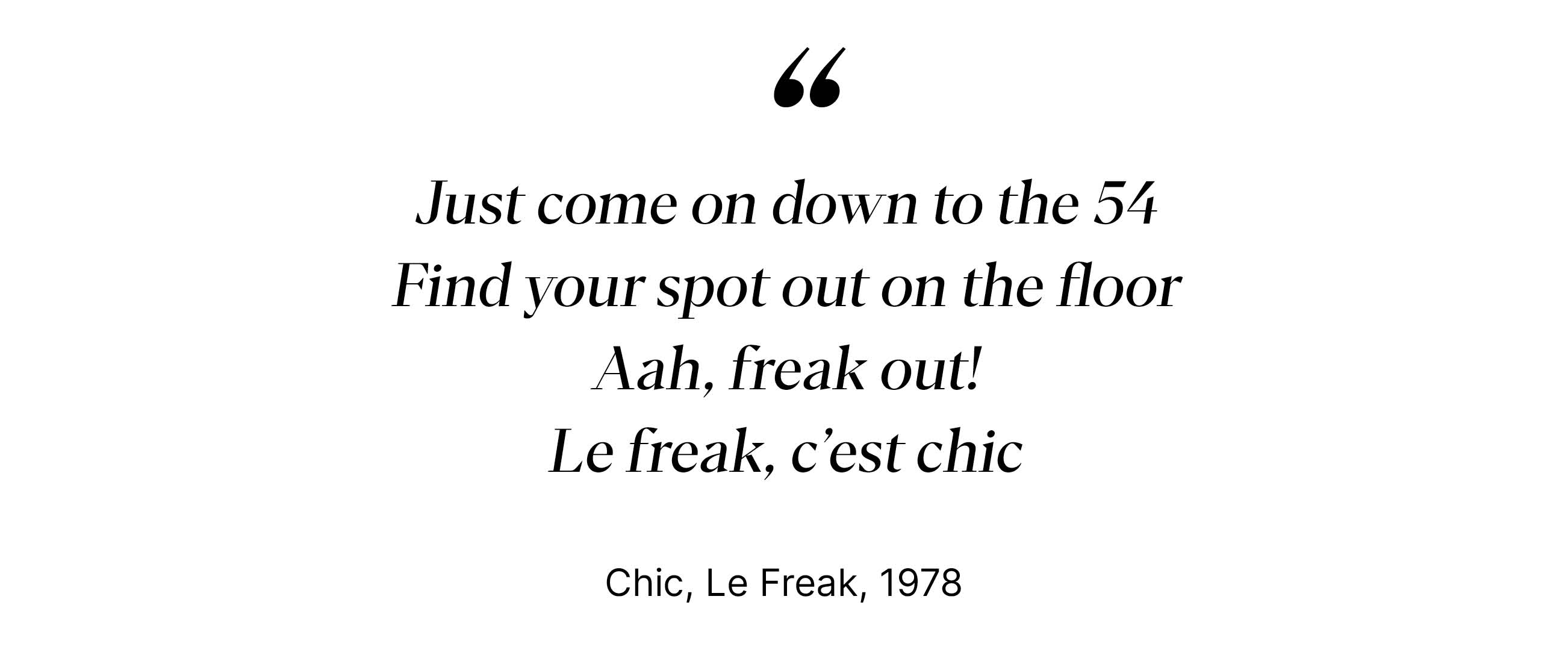 Chic, Le Freak, 1978