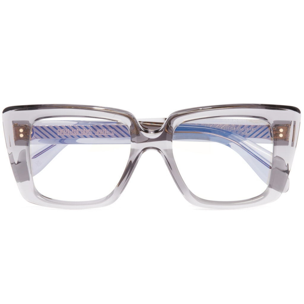 1401 transparent cat-eye glasses
