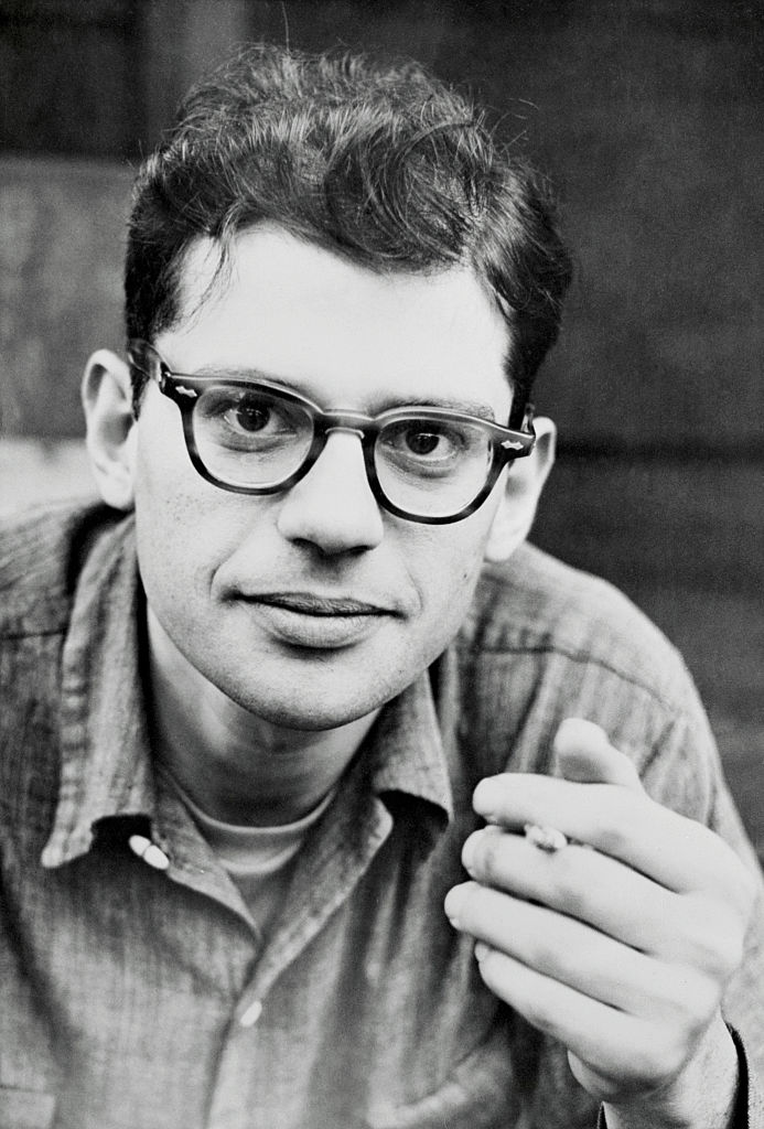 Fellow Beat writer and poet Allen Ginsberg, pictured in 1958