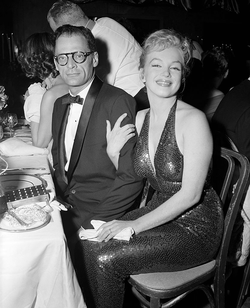 Arthur Miller pictured with Marilyn Monroe