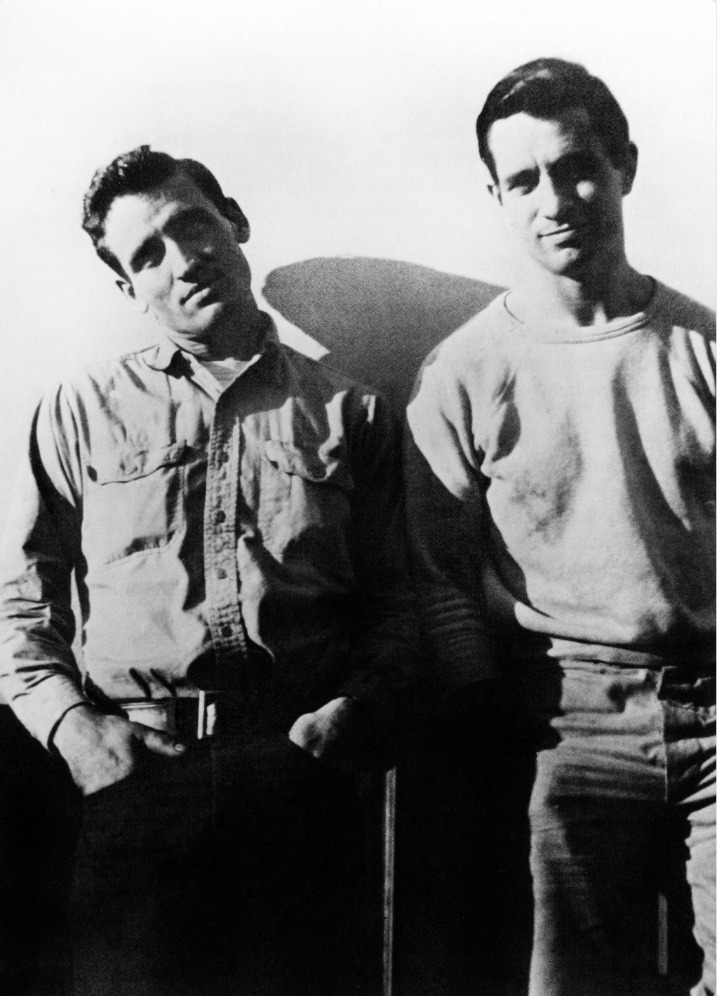 Jack Kerouac and Neal Cassady, pictured together in 1952
