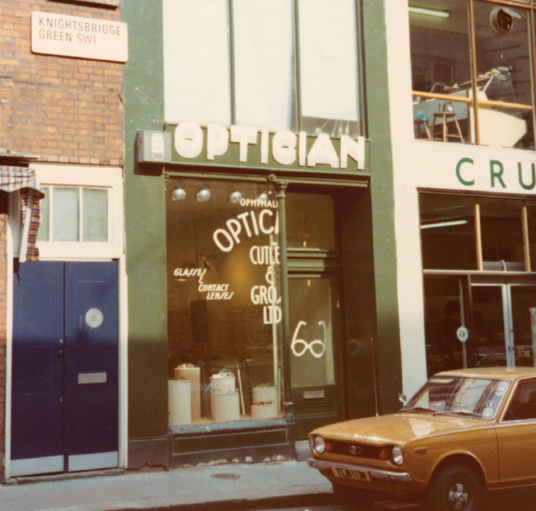 The Cutler and Gross Knightsbridge store in 1974.